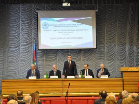 Mingəçevir Dövlət Universitetində respublika elmi konfransı keçirilib - Foto