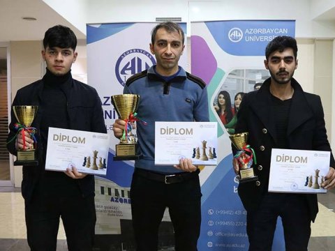 Azərbaycan Universitetində növbəti ənənəvi şahmat turniri keçirilib