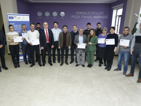 Xarici ekspert Qəbələ Dövlət Peşə Təhsil Mərkəzində təlim keçib