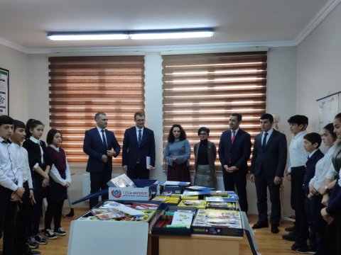 Şamaxıda 5 məktəbə “Merkur konstruktor dəstləri” təqdim edilib