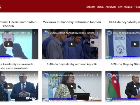 BMU-nun yeni saytı istifadəyə verilib