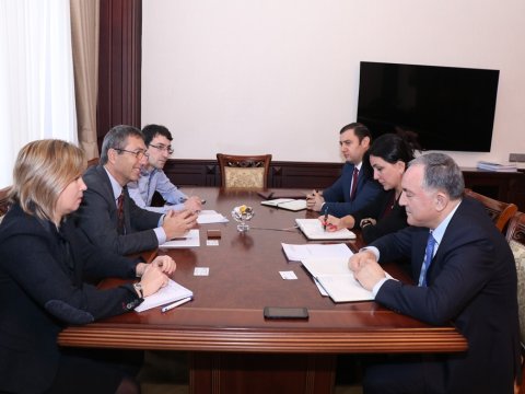 Avropa ekspertləri Texniki Universitetin rektoru ilə görüşüblər