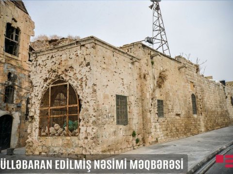 Müharibənin xarabalığa çevirdiyi Hələb: Nəsiminin məzarından REPORTAJ  