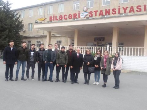 AzTU tələbələri Biləcəri Dəmiryol Stansiyasında işlə təmin olunacaq