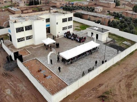 Türkiyənin dəstəyi ilə Suriyada ibtidai məktəb açıldı