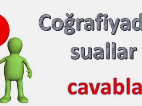 Coğrafiyadan situasiya tipli  tapşırıqlar - II qrup üzrə hazırlaşanlar üçün