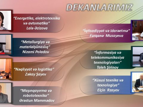 AzTU-da 7 yeni dekan seçildi