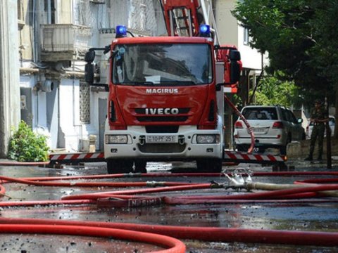 Qubada uşaq bağçasında yanğın olub