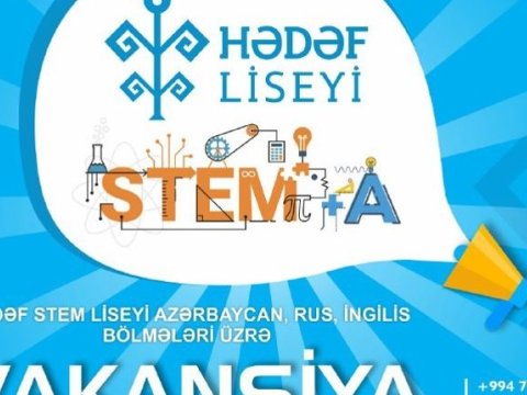 Hədəf STEM liseyi vakansiya elan edir