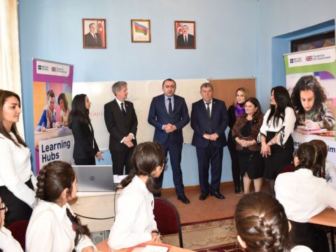 Bərdədə ingilisdilli Resurs və Təlim Mərkəzinin açılış mərasimi
