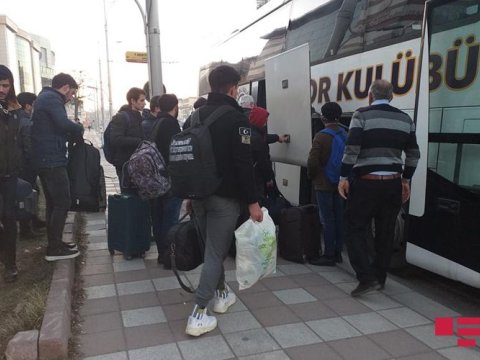 80 azərbaycanlı tələbə Türkiyənin zəlzələ zonasından Naxçıvana təxliyyə olunub - FOTO 