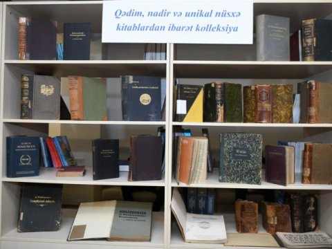 Qədim və nadir nüsxələrdən ibarət kitab sərgisi