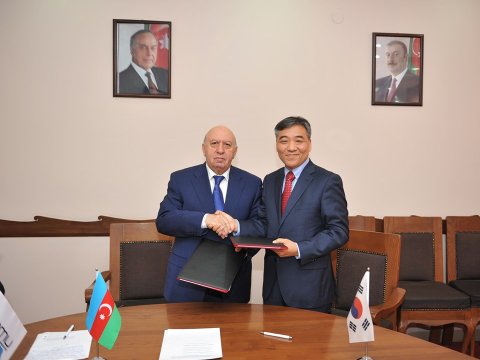 BMU ilə Cənubi Koreyanın İnha Universiteti  arasında anlaşma memorandumu imzalanıb