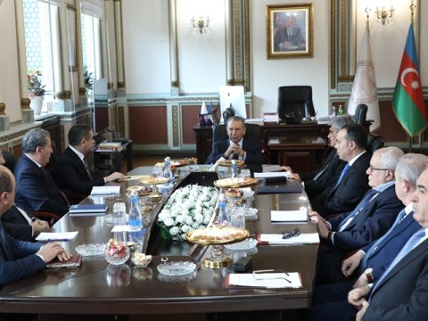 Prezidentin köməkçisi  və nazirlər AMEA-da - Rəyasət Heyəti ilə vacib görüş