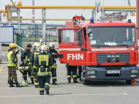 Ağdaşda uşaq bağçasının yerləşdiyi binada yanğın olub