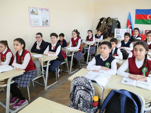 Şəhidlərin adını yaşadan siniflər - VİDEOREPORTAJ