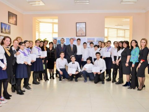 Məktəblilər arasında yarış keçirildi