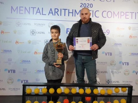 Zehni riyaziyyat üzrə Beynəlxalq olimpiadanın qalibi