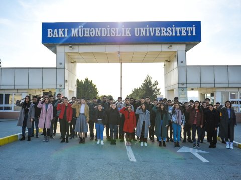 BMU tələbələri “Əsgərə salam” aksiyasına qoşulublar