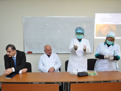 Lənkəran  Dövlət Universitetində  koronovirusla bağlı tədbir keçirilib