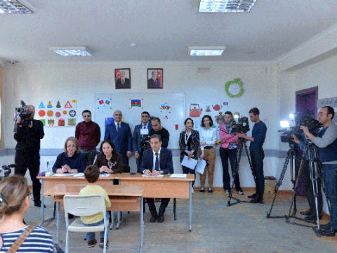 Uşaqların müsahibə prosesi izlənilib