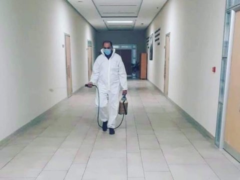 Ümumi təhsil müəssisələrində dezinfeksiya işləri aparılır 