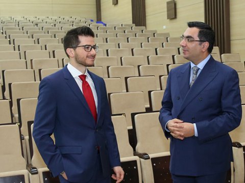 İsrail səfiri Bakı Ali Neft Məktəbində - Fotolar