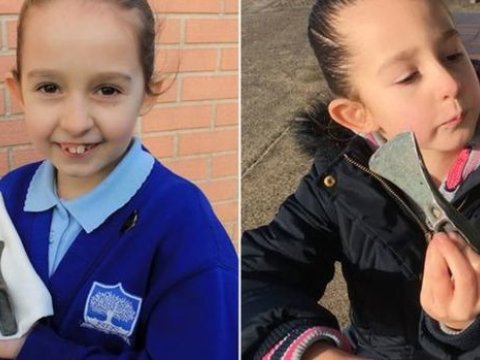 Məktəbli qız təmizlik vaxtı bürünc dövrünə aid nadir eksponat tapdı