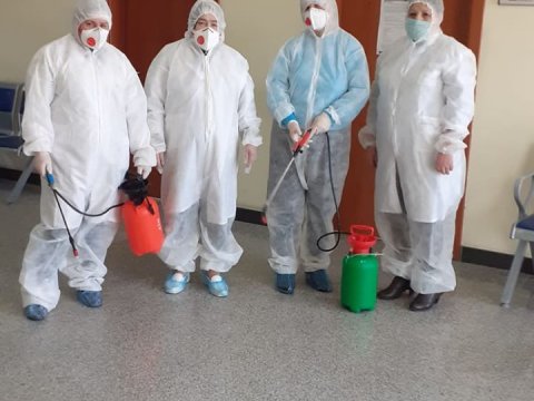 BMU-da növbəti əsaslı dezinfeksiya işləri aparılıb