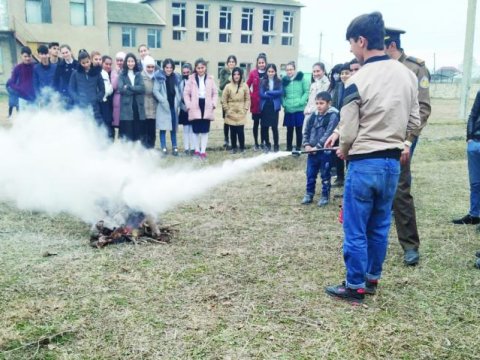 Yanğın zamanı təhlükəsizlik qaydalarına riayət edilməsi