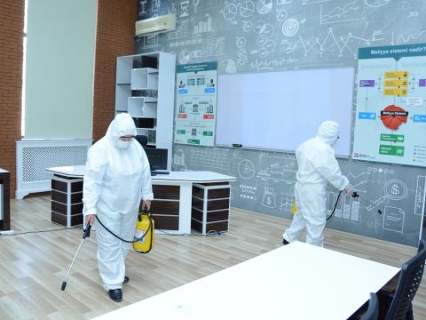 Bakıda 346 məktəbəqədər təhsil müəssisələrində dezinfeksiya işləri başa çatdırılıb
