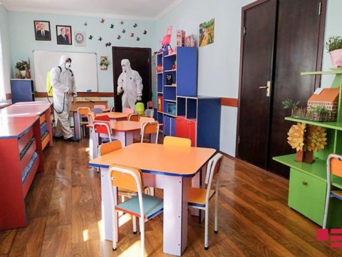 Bakıda 346 bağçada dezinfeksiya işləri başa çatdırılıb