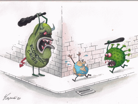 UNEC əməkdaşının koronavirusa həsr etdiyi karikatura dünyanın ən yaxşı TOP 10-da