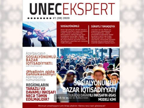 “UNEC Ekspert” jurnalının elektron buraxılışında son yeniliklər