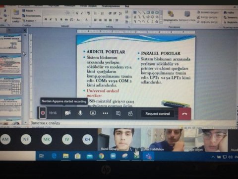 Azərbaycan Universitetində dərslər onlayn rejimdə davam etdirilir