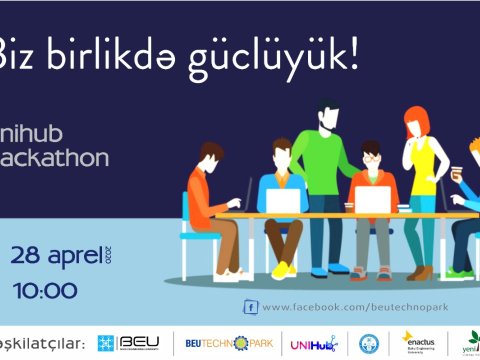 “Biz birlikdə güclüyük!” adlı UniHub Hackathon yarışması keçiriləcək
