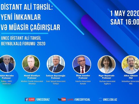 “DİSTANT ALİ TƏHSİL: YENİ İMKANLAR VƏ MÜASİR ÇAĞIRIŞLAR» 