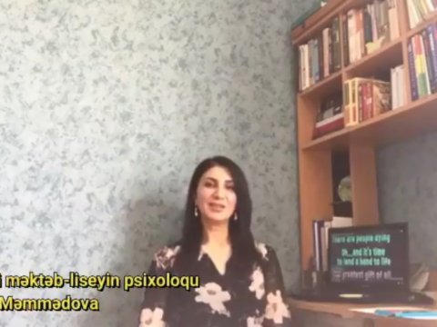 “Məktəb psixoloqundan tövsiyələr” layihəsi çərçivəsində növbəti videoçarx özünəinam mövzusundadır