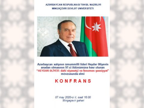 MDU-da “Heydər Əliyev : dahi siyasətçi və fenomen şəxsiyyət” mövzusunda elmi konfrans