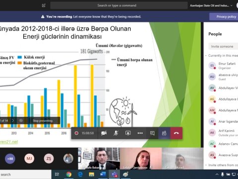 ADNSU-da Gənc Tədqiqatçı və Doktorantların onlayn Elmi Konfransı keçirilib