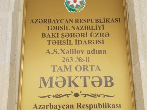 Xətai rayonundakı 263 nömrəli orta məktəbdə yeni korpuslar tikiləcək