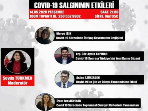 UNEC-in gənc tədqiqatçıları türkiyəli həmkarları ilə COVID-19 virusunun təsirlərindən danışıblar