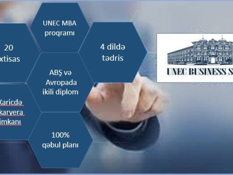 UNEC Biznes Məktəbinin MBA proqramının üstünlükləri
