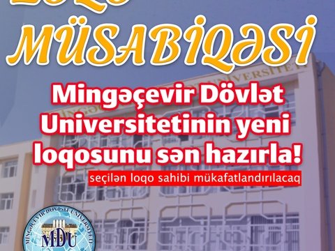 Mingəçevir Dövlət Universiteti yeni loqonun hazırlanması üzrə müsabiqə elan edir