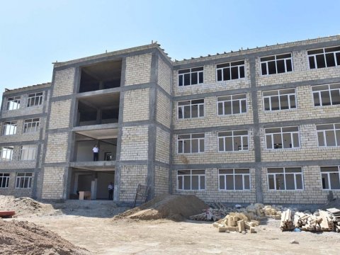 Məcburi köçkünlər üçün 7 milyon manatlıq məktəb tikilir