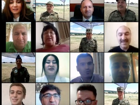 UNEC kollektivi Azərbaycan Ordusuna onlayn dəstək nümayiş etdirib