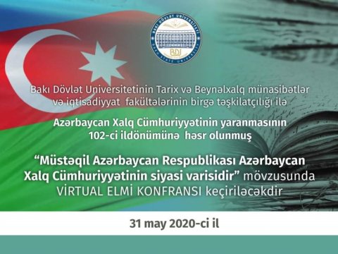 BDU-da virtual elmi konfrans keçiriləcək