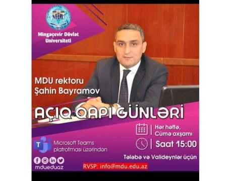 Mingəçevir Dövlət Universitetində ilk “Açıq qapı” günü keçirilib