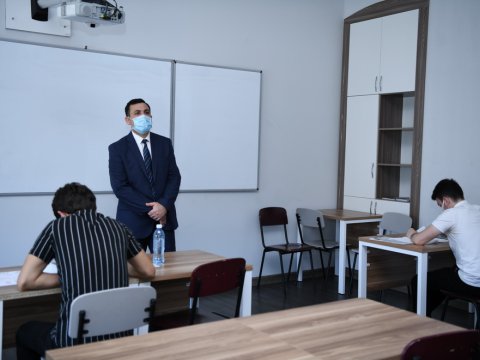 UFAZ-da ilk dəfə magistraturaya qəbul imtahanı keçirildi-FOTO