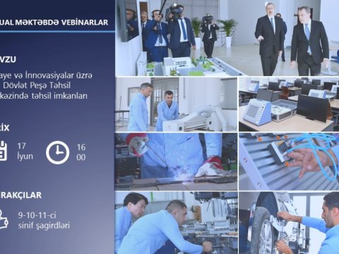 Peşə Mərkəzində təhsil imkanlarına dair onlayn görüş təşkil olunacaq